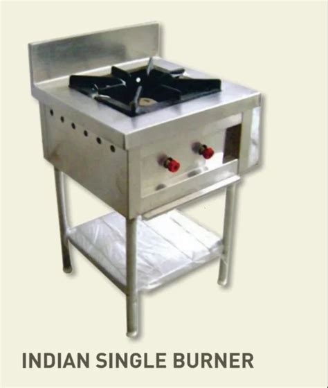 Stainless Steel Single Burner Indian Range 1 15x15 Inch At Rs 7000 In