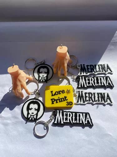 Mix De Llaveros Merlina Y Dedos Souvenir Cumplea Os Env O Gratis