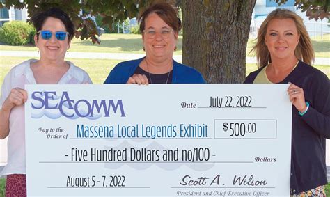 SeaComm Supports Massena Local Legends Exhibit North Country Now