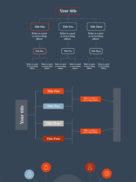 Organizational Charts Template Dark Pdf