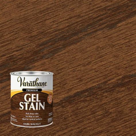 Varathane 1 Qt Dark Walnut Semi Transparent Gel Interior Wood Stain