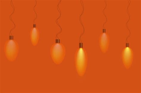 Premium Vector Luminous Light Bulbs Shiny Lights Of Light