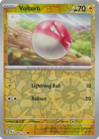 Voltorb Common Paldea Evolved Reverse Holo Curacards