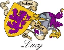 Lacy Irish Clan / Sept Crest | Heraldic Shields to order online!