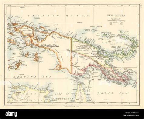 COLONIAL NEW GUINEA. Kaiser Wilhelm Land. British & Dutch New Guinea ...