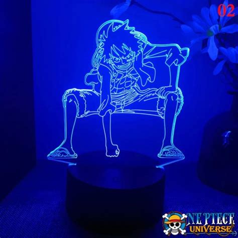 Lampe 3D Luffy And Zoro Led Night Light One Piece Universe