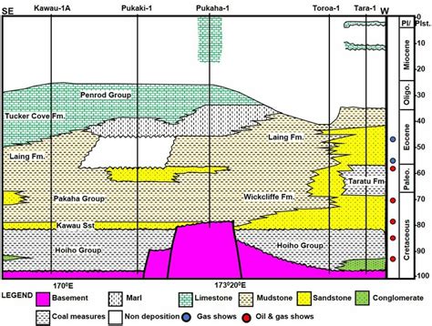 Lithostratigraphic Correlation Across All The Wellbores Available In