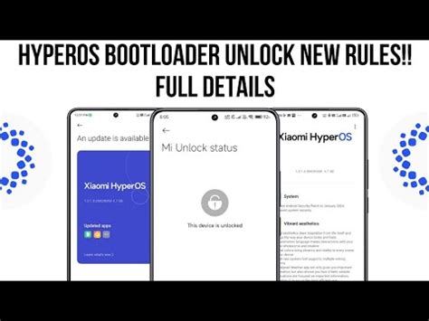 HyperOS Bootloader Unlock New Rules Are Now Available YouTube