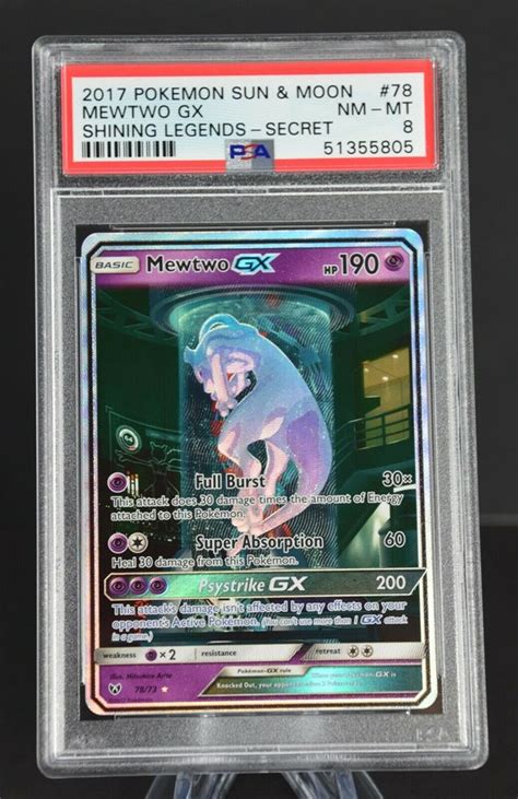 Pokemon Mewtwo Gx Secret Shining Munimoro Gob Pe