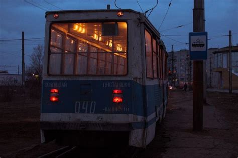 Soviet Era Tram City Aesthetic Soviet City