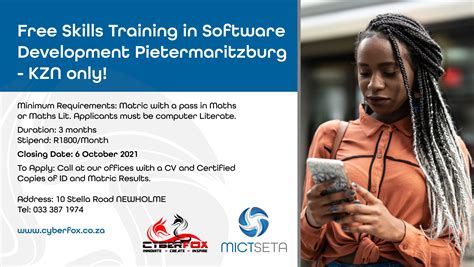 Mict Seta On Twitter 🚨🚨calling All Learners In Kzn 🚨🚨 Cyberfox Has An Exciting Opportunity