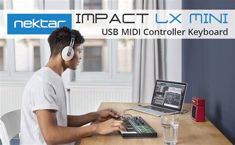 Nektar Impact LX Mini USB MIDI Controller Keyboard With Nektar DAW