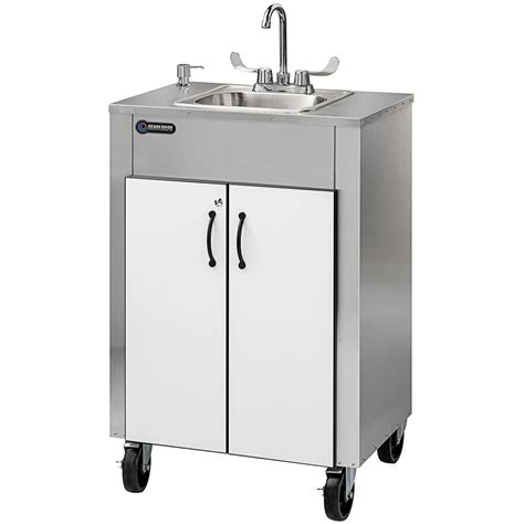 Ozark River Manufacturing ESLSWK SS SS1N Elite LS1 Portable Hot Water Hand Sink With Stainless