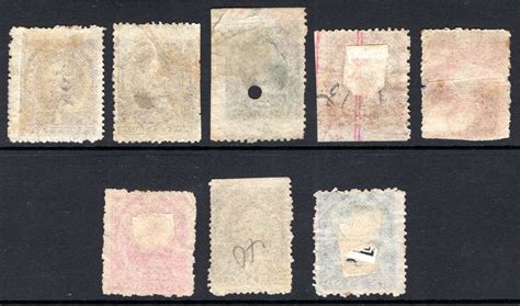 MEXICO Revenue Stamps GROUP 8 DOCUMENTOS 1893 1c 1P Used Samwells