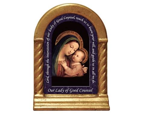 Our Lady of Good Counsel Prayer Desk Shrine - Our Lady of Good Counsel