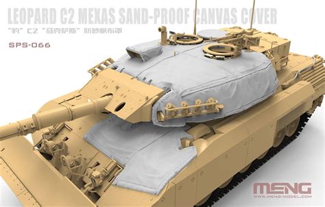 Canadian Main Battle Tank Leopard C2 Mexas Sand Proof Canvas Cover