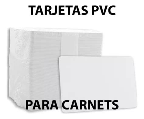 Tarjeta Pvc Carnet Impresión Térmica Sublimación MercadoLibre