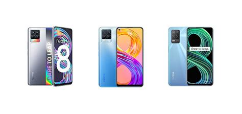 Realme 8 vs Realme 8 Pro vs Realme 8 5G: Specs Comparison - Gizmochina