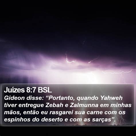 Ju Zes Bsl Gideon Disse Portanto Quando Yahweh Tiver