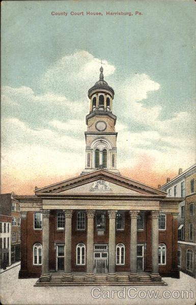 County Court House Harrisburg, PA Postcard