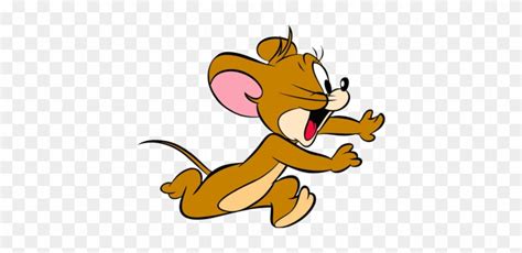 Cartoon Wallpapers Jerry The Mouse Running And Shouting Clipart Best