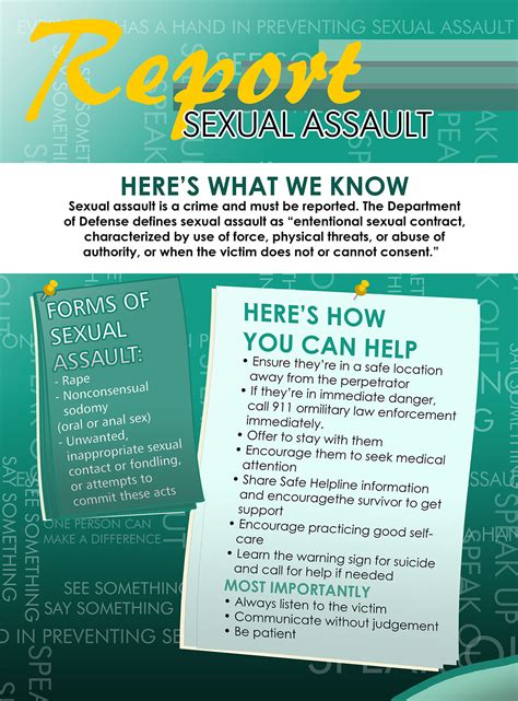 Sexual Assault Awareness Infographics Campaign On Behance