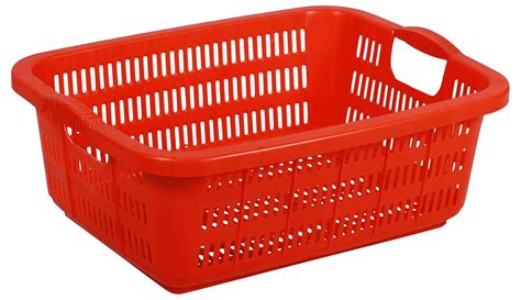 Samruddhi Plastic Crate 37 3 Cm X 27 4 Cm X 13 4 Cm Orange Amazon