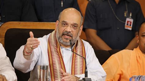 Bjp National President Shri Amit Shah Addressing Press Conference At