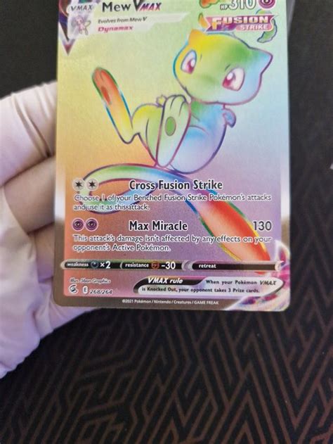 Mew VMAX Rainbow Pokemon Karte Kaufen Auf Ricardo