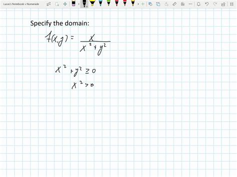 ⏩solved Specify The Domains Of The Functions F X Y X X 2 Y 2