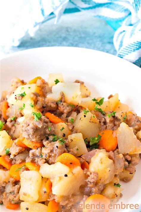 Hamburger Potato Casserole Easy Delicious One Pot Meal Glenda Embree