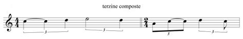 Figurazioni Irregolari La Terzina Scrittura Ed Esecuzione Sheet