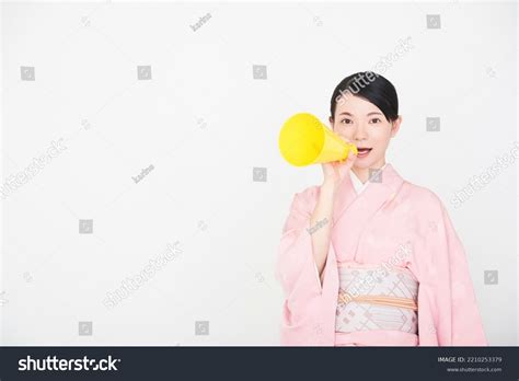 Woman Wearing Japanese Traditional National Costume Stock Photo ...