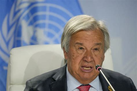 Jefe Onu Advierte Que El Caos Climático Y Las Crisis Alimentarias Amenazan La Paz Global