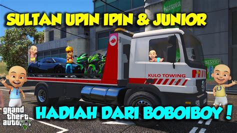 Misi Epic Gta V Modif Mobil Sport Nsx Boboiboy Upin Senang Gta Mod