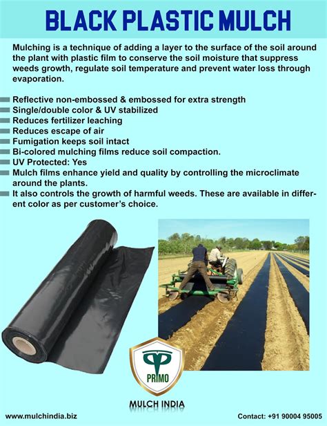 MulchIndia Black Plastic Mulch 𝐌𝐮𝐥𝐜𝐡 𝐈𝐧𝐝𝐢𝐚 Call 𝟵𝟭 𝟵𝟬𝟬𝟬𝟰𝟵𝟱𝟬𝟬𝟱 𝒘𝒘𝒘