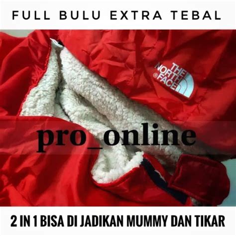 Jual Sleeping Bag Polar Bulu Extra Tebal Selimut Camping Kantung