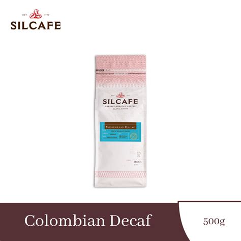 Silcafe Colombian Decaf Whole Beans Ground Coffee Freshly Roasted