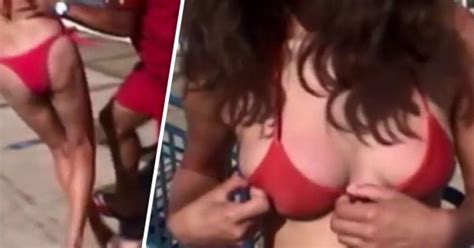 Bikini Babe Gets Nasty Shock When Man S Prank Goes Horribly Wrong Daily Star
