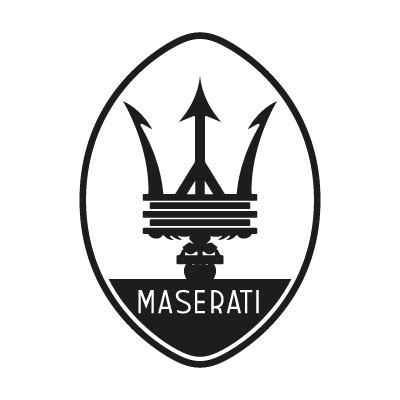 Maserati black vector logo - Maserati black logo vector free download