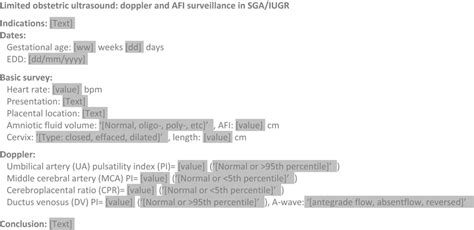 The Clinical Ultrasound Report Guideline For Sonographers For Carotid