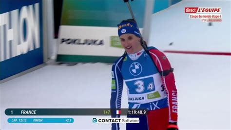 Biathlon Cm La France Remporte Le Relais Mixte De Pokljuka