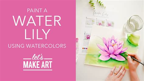 Lets Paint A Water Lily Watercolor Tutorial With Sarah Cray Youtube