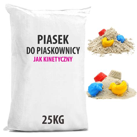 Piasek Do Piaskownicy Jak Kinetyczny Atest Allegro Pl