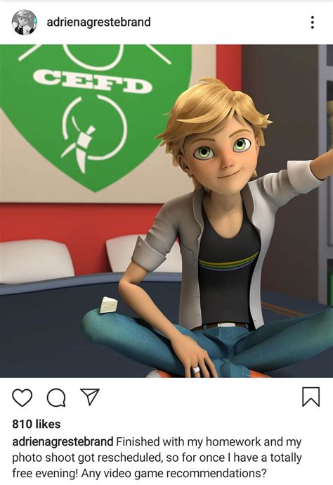 New Instagram post from Adrien! : r/miraculousladybug