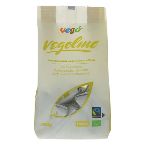 Vego Vegolino Fine Hazelnut Chocolate Pralines G