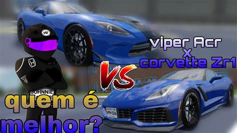 Viper Acr Vs Corvette Zr1 Greenville Roblox YouTube