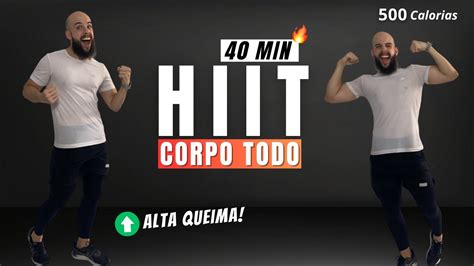 Min Treino Hiit Corpo Todo Destruidor De Gordura Treino Em Casa