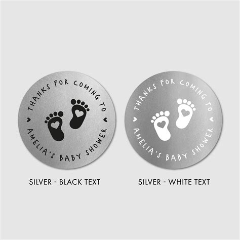 Thank You For Coming To My Baby Shower Gold Foil Stickers Etsy