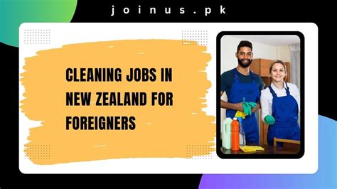 Cleaning Jobs In New Zealand For Foreigners 2024